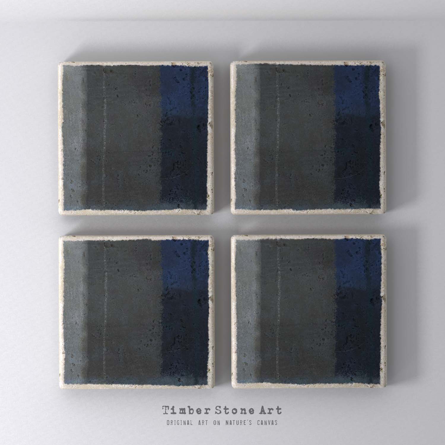 MAIN_ABS29_219 - Set Of 4 Natural Stone Coasters