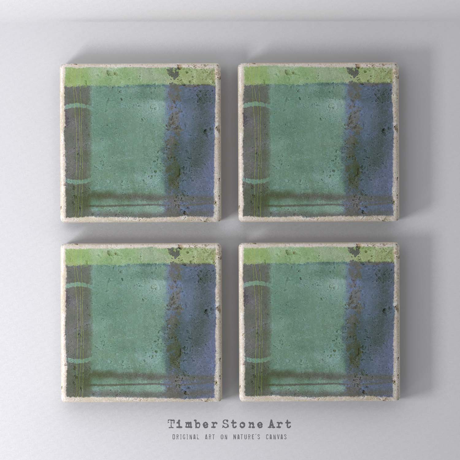 MAIN_ABS5_821 - Set Of 4 Natural Stone Coasters